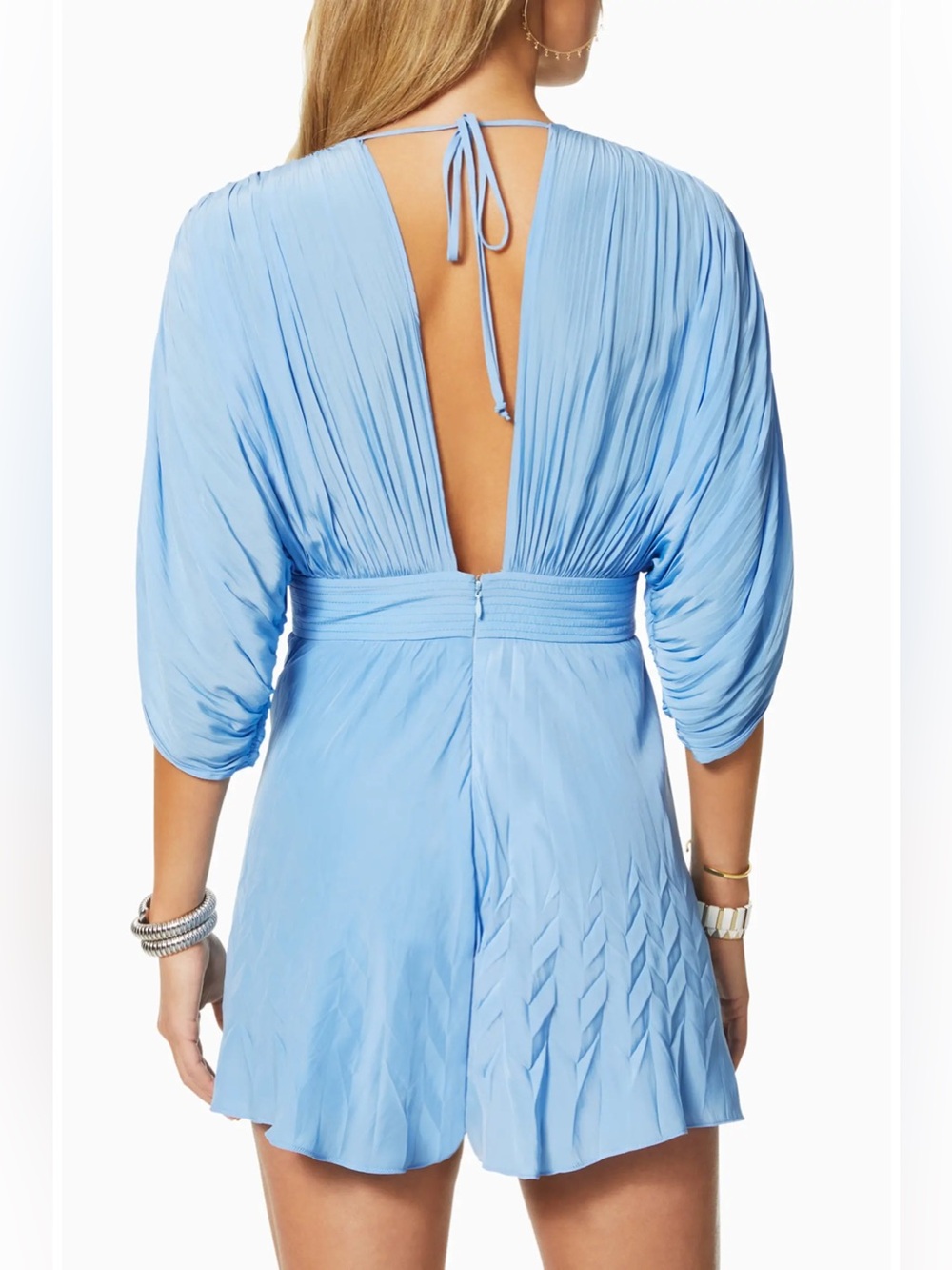 RAMY BROOK Gweneth Romper in Cloud Blue - Picture 2 of 5